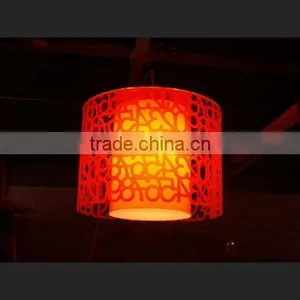 Wholesale Custom Painted Acrylic Plexiglass Handmade Number Lampshade thumbnail-5
