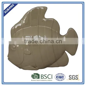 Colorful Poly Resin Fish Decor Figurine thumbnail-1