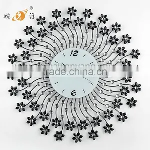 Different Kinds Flower Shape Beautiful Custom Wall Clock thumbnail-2