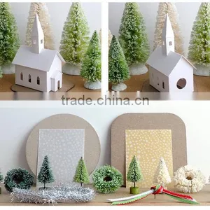DIY Putz Church Ornament Kit Christmas Decoration thumbnail-4