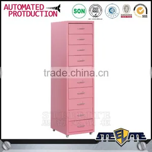 Korea Light Weight Steel 10 Drawer Filing Cabinet Lightweight Storage Cabinet for Sale thumbnail-2