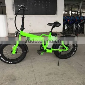 20inch With CE Certificate Foldable Fat Tire Brushless Hub Motor Electric Folding Bike thumbnail-3