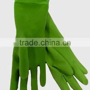 Household Gloves Dip Flock Lined Fish Scale Grip Roll Beaded Cuff thumbnail-3