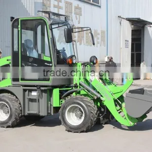 Shanghai Bauma Fair Popular HZM 908 Articulated Mini/small Wheel Loader for Sale With Rops/fops thumbnail-2