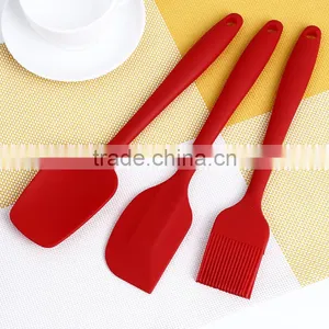 Full Silicone Top Quality Best Seller Silicone Spoon Brush Knife Silicone Set thumbnail-5