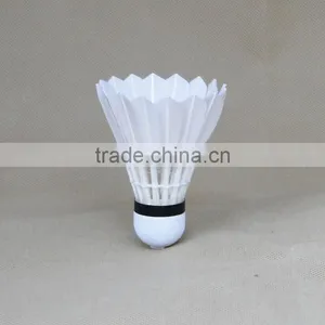 Durable Goose Feather Shuttlecock for Badminton, Indoor Sports Factory Sell Directly thumbnail-2