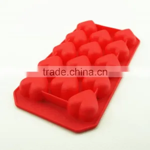 11196 14 Pcs Hearts Shape Silicone Cake Mold thumbnail-4