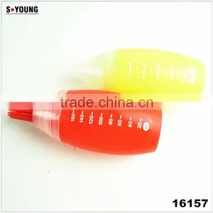 16157 2 Packs Heat Resistant Silicone Squeeze Bottles Kit Basting Brush Cooking Oil Brushing thumbnail-1