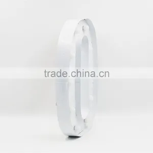 Lovely White O Shape Metal Home Decoration Battery Alphabet Led Letter Light thumbnail-2
