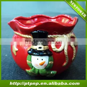 2015 Ceramic Christmas Planter Pot thumbnail-1