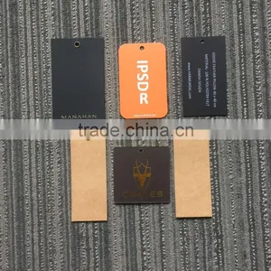 2017 Custom Factory Direct Wholesale High Quality Clothing Hang Tags thumbnail-6