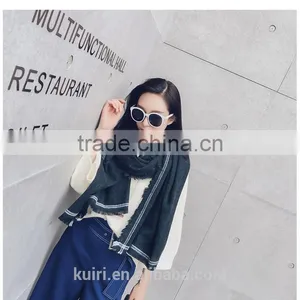 Women Winter Scarfs 2016 Plaid Cashmere Scarves New Designer Unisex Acrylic Basic Shawls Women's Scarves Big Size thumbnail-4