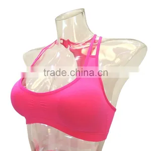 New Seamless Sports Wears Women Lingerie Ladies Yoga Wear Bra Lingerie Sexy Fitness Bra thumbnail-2