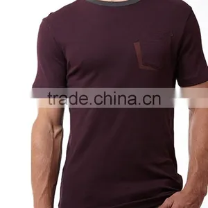 Mens Cotton Short Sleeve Slim T-shirt H201420 thumbnail-1