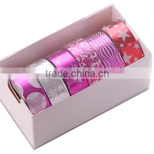 6 Pure Colors Washi Tape One Set Adhesive Paper Decorative Adhesive Paper thumbnail-4
