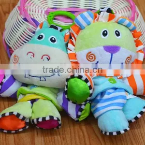 Colorful Animal Pulling Musical Plush Toys Baby Educational Plush Toys thumbnail-2
