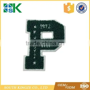 P Embroidered Letter Number Patch Badge Emblem thumbnail-1