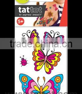 Mini Kid Color Butterfly Temporary Tattoo Fashion Tattoos Sticker thumbnail-1