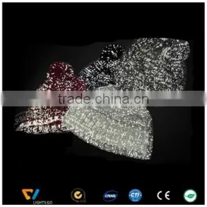 2mm Wide Double Sides Reflective PET Knitting Yarn for Making Reflective Band / 1.5mm Single Side Reflective Yarn thumbnail-6