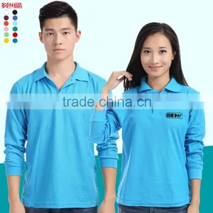 OEM Cheaper Custom Logo Printing Couple Golf DIY Polo T-Shirt thumbnail-4