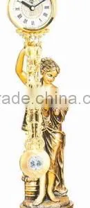 Beautiful Artistic Polyresin Statue Table Clock thumbnail-3