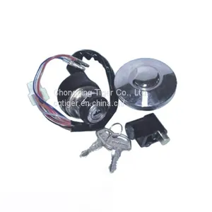 Motorcycle Side Lock,ignition Switch and Tank Cap for AX100 Replacement Part thumbnail-1