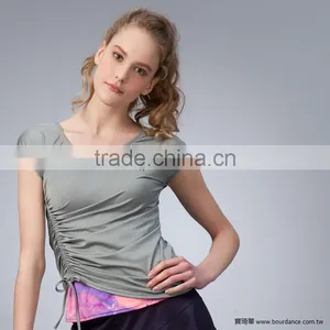 Adult Dance Tops With Side Drawstring thumbnail-1