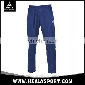 Healy Sportswear Training Sets Soccer Football Navy Blue Tracksuit Slim Men thumbnail-3