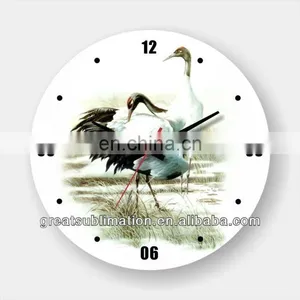 Sublimation Printing Glass Clock thumbnail-1