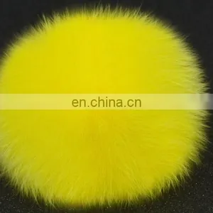 2016 Fashion Genuine Fox Fur Hat Accessory Pom Poms Wholesale Fur Ponpon thumbnail-4