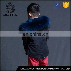 Wholesale Price Fake Fur Children Winter Jacket and Boys Parka Jacket thumbnail-3