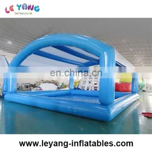 Blue 8m Inflatable Swimming Pool Foam Pool With Tent thumbnail-1