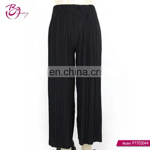Guangzhou Polyester Fiber Plus Size Women Wholesale Ruffle Pants thumbnail-1