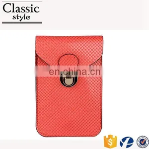 CR Korean Designer Developed Styling Wholesale Pink Color Lady Phone Pocket Waterproof Antifouling Coin Card Holder thumbnail-1