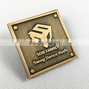 School Metal Uniform Star Shaped Embossed Metal Badge thumbnail-1
