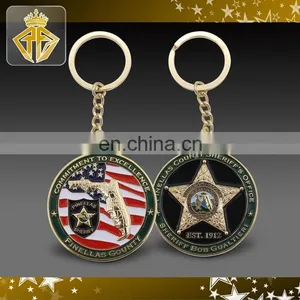 Custom Lovely Soft Enamel Metal Keychain Charms thumbnail-2