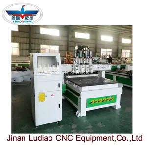 MDF Chipboard Carving ATC CNC Router 1325 for Kitchen Cabinet Door Wardrobe thumbnail-4