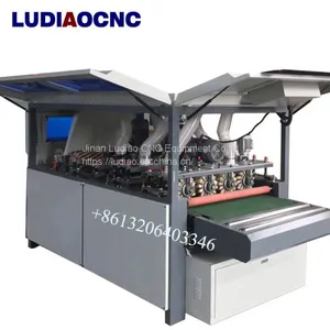 Solid Wood Plywood Wood Brush Polish Sanding Machine for Cabinet Door 1300mm Width Wood Sanding Brush Machine thumbnail-4