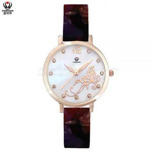 XINBOQIN Supplier Your LOGO Custom Ladies Brands Casual Quartz Waterproof Japan Movement PC21 Quartz Acetate Watch thumbnail-2