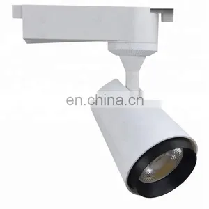 Modern Adjustable Magnetic Aluminium Housing Dimmable Rail Cob 20w Led Track Light thumbnail-2