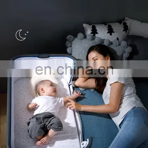 Multifunction Baby Crib Portable Bedside Sleeper Foldable Lightweight Bassinet thumbnail-6