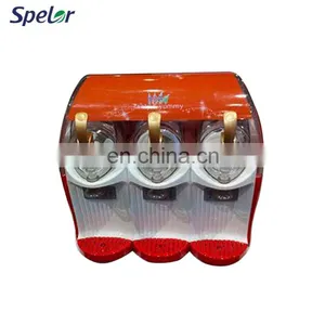 Widely Use Energy Saving Stainless Steel Slush 3 Bowls Ice Machine Commercial Slushy Machines thumbnail-2
