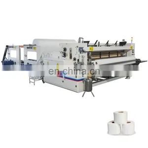 Full Automatic Toilet Tissue Paper Making Machine Production Line thumbnail-1