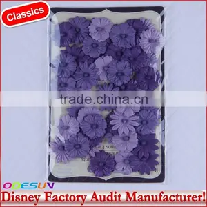 Disney Universal NBCU FAMA BSCI GSV Carrefour Factory Audit Manufacturer Opp Bag Blossom Burlap Rose Flowers With Dark Blue thumbnail-2