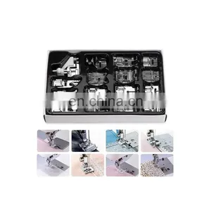 16Pcs Domestic Sewing Machine Accessories Presser Foot Sewing Machine Foot Feet Tube Nylon Foot Feet Kit Set Hem Spare Parts Box thumbnail-1