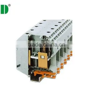 31.0mm Heavy Duty DIN Rail Terminal Blocks With 285A High Current PCB Terminal Blocks thumbnail-1