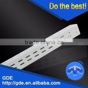 Chrome Metal Square Double Hole Slotted Stripping thumbnail-1