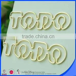 Custom Letter Paper Clip With Shiny Gold Finished Supplier's Choice thumbnail-3