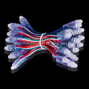 5V 12mm RGB Led Light Pixel Lamp 50pcs/String 0.3W DC5V IP67 Outdoor 3D Letter Signage Made In China thumbnail-1