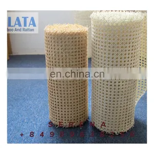 Factory Eco Friendly High Quality Natural Rattan Cane Webbing Roll Woven Rattan Webbing Cane thumbnail-1